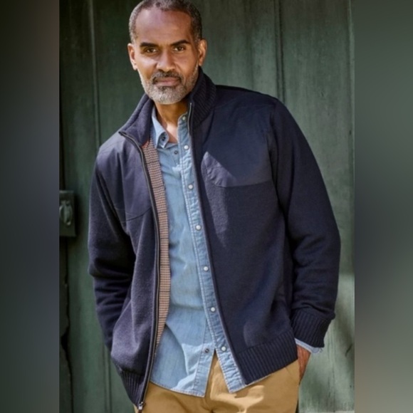 Orvis Ultimate Foul-Weather Full Zip Wool Sweater Jacket Size XL - Picture 1 of 10